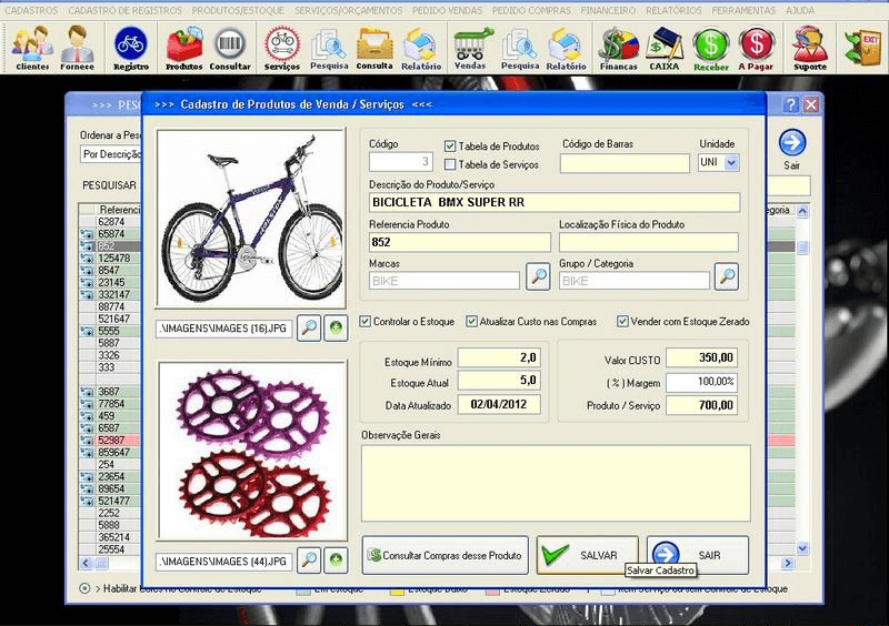 programa bicicletaria serviços