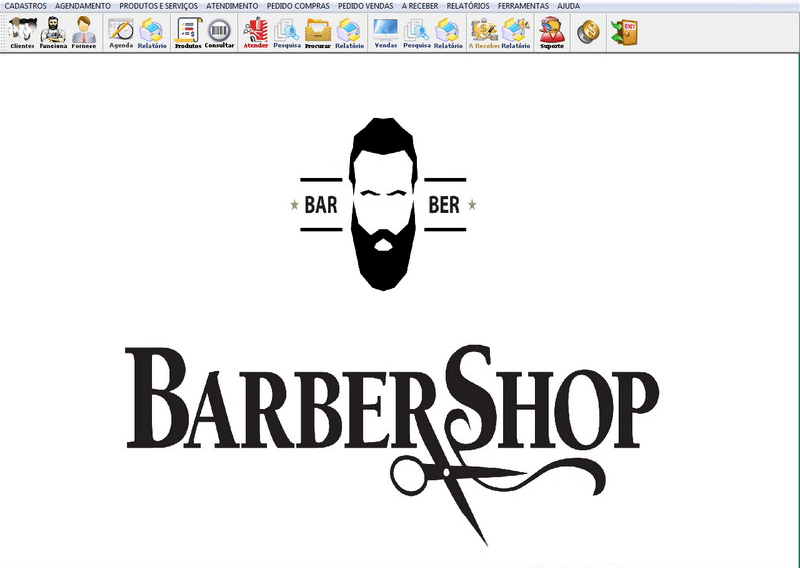 software barbearia atendimento